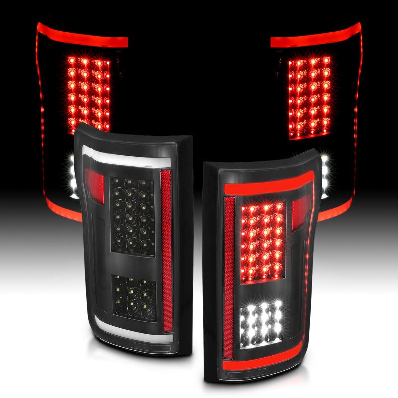 Anzo Ford F-150 15-17 L.E.D Tail Lights G2 Black 311285 Photo - Unmounted