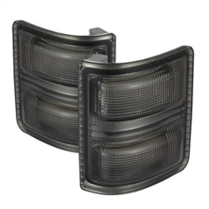 SPYDER xTune Ford Superduty 08-14 F250-F550 Amber LED Mirror Signal Lens - Smoke ACC-LED-FDSD08-MR-SM 9924743 9924743 Photo - Primary