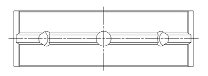 ACL Lexus V8 4.0L 1UZFE .25mm Oversized Performance Main Bearing Set 5M8088H-.25 5M8088H-.25 Technical Drawing