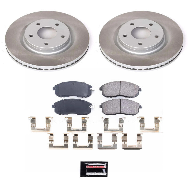 PowerStop Power Stop 17-18 Nissan Sentra Front Semi-Coated Rotor Kit SC6094 SC6094 Photo - Primary