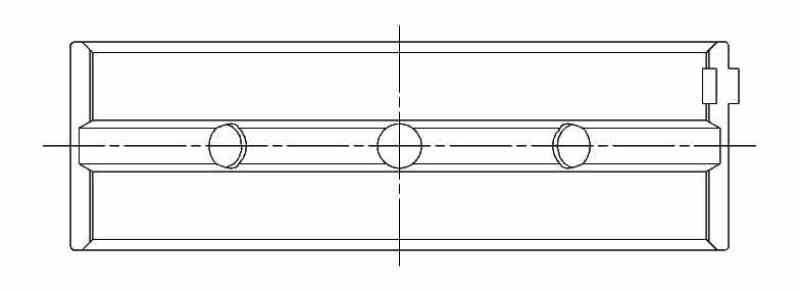 ACL Toyota 1FZ-FE Engine Crankshaft Main Bearing Set 7M7989H-.025 7M7989H-.025 Technical Drawing