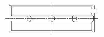 ACL Main Bearing Set - LEYLAND 7M7989HX-STD Technical Drawing