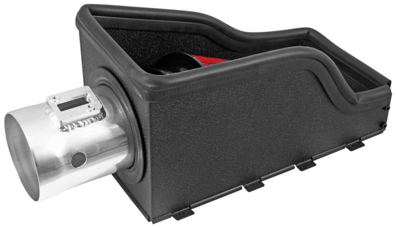 Spectre 11-14 Ford F-Series SD V8-6.7L DSL Air Intake Kit - Polished w/Red Filter 9979 9979 Photo - lifestyle view