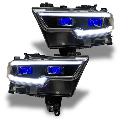 ORACLE Lighting Oracle 19-21 RAM 1500 RGB Headlight Demon Eye Kit - LED Projector - ColorSHIFT w/o Controller 1456-334 1456-334 Photo - out of package