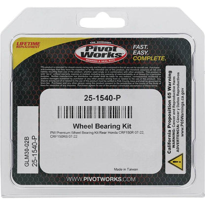 Pivot Works Pw Premium Wheel Bearing 25-1540-P 25-1540-P Photo - Primary