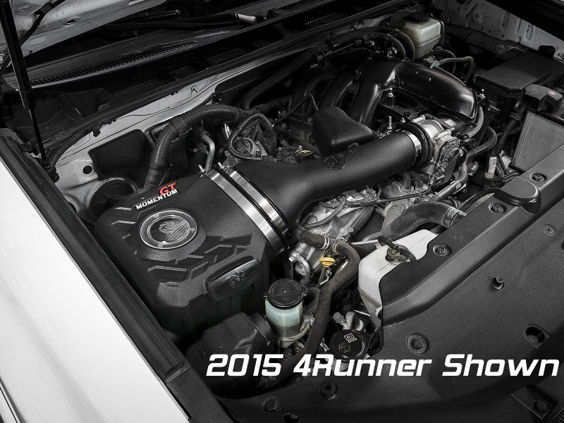aFe Momentum GT Cold Air Intake System w/ Pro DRY S Filter Toyota FJ Cruiser 07-21 V6-4.0L 50-70095D 50-70095D Photo - Mounted
