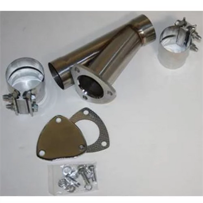 Granatelli Motor Sports Granatelli 5.0in Stainless Steel Manual Exhaust Cutout Kit w/Slip Fit/Band Clamp 305550 305550 Photo - Primary