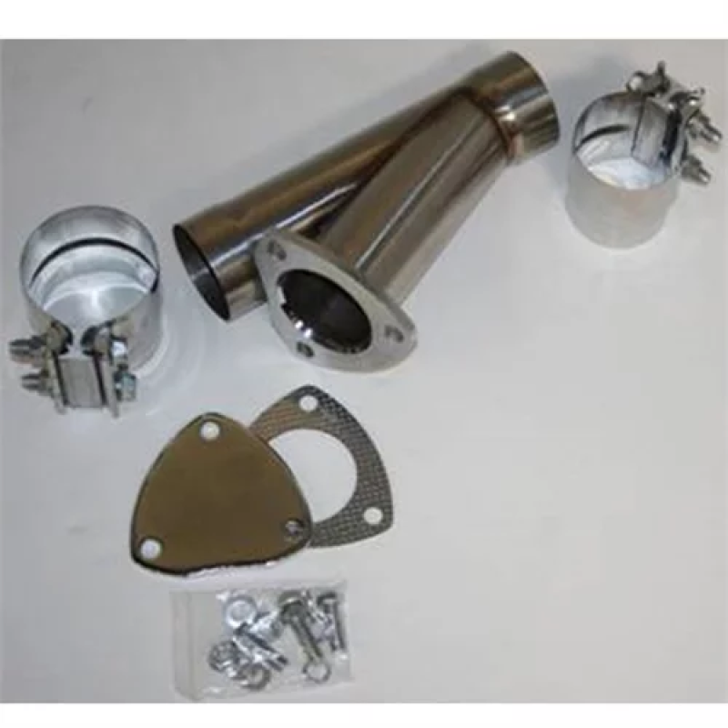 Granatelli Motor Sports Granatelli 5.0in Stainless Steel Manual Exhaust Cutout Kit w/Slip Fit/Band Clamp 305550 305550 Photo - Primary