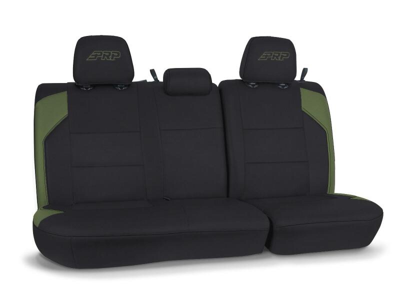 PRP Seats PRP 16-23 Toyota Tacoma Rear Bench Cover - Black/Olive Green B054-04 B054-04 Photo - Primary