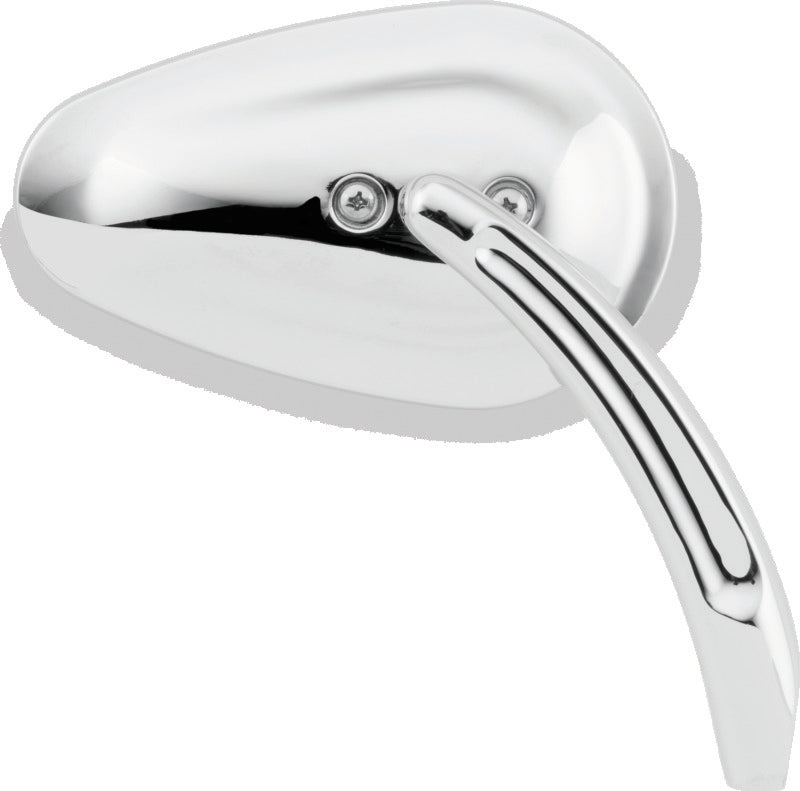 Bikers Choice 65-Up Chrome Tapered Mirrors Universal Custom Pair 488745 488745 Photo - Primary