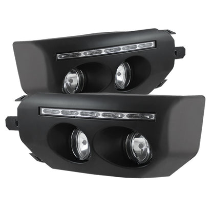 Spyder Toyota FJ Cruiser 07-14 Fog Lights With LED Daytime Running Lights w/swch Blk FL-DRL-TFJ07-BK 5075161 5075161 Photo - Primary