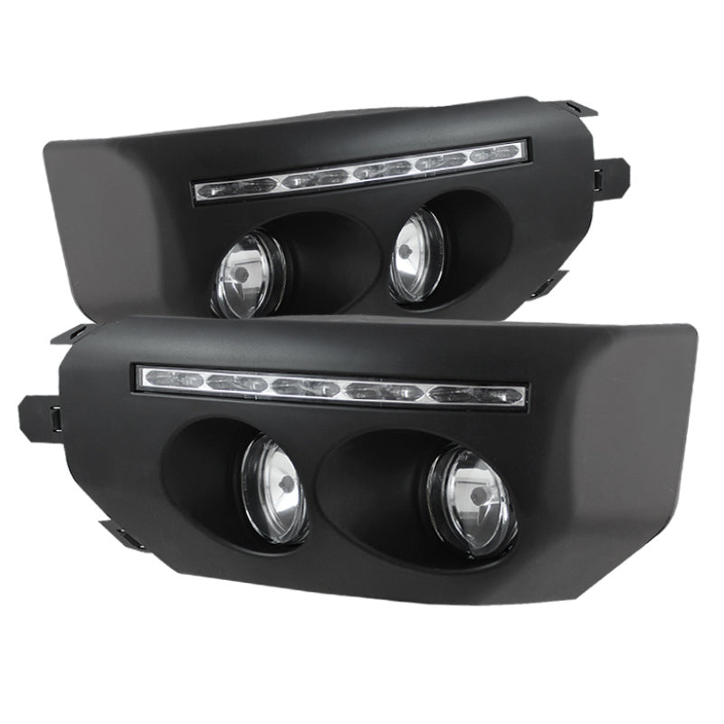 Spyder Toyota FJ Cruiser 07-14 Fog Lights With LED Daytime Running Lights w/swch Blk FL-DRL-TFJ07-BK 5075161 5075161 Photo - Primary
