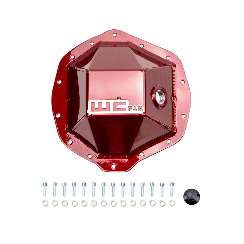 Wehrli 01-19 Chevrolet Duramax/03-19 Dodge Cummins 11.5in AAM Rear Diff. Cover - Bengal Red WCF100113-BR WCF100113-BR Photo - Primary