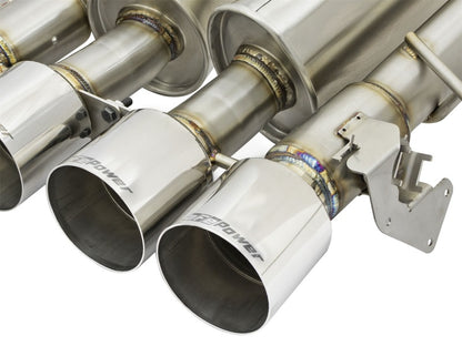 aFe MACH Force-Xp Axle-Back Exhaust System w/ OE-Style NPP Valves 49-34082-P Photo - Unmounted