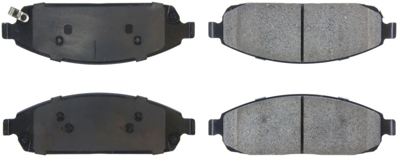 StopTech Sport Brake Pads With Shims And Hardware 309.10800 Photo - Unmounted