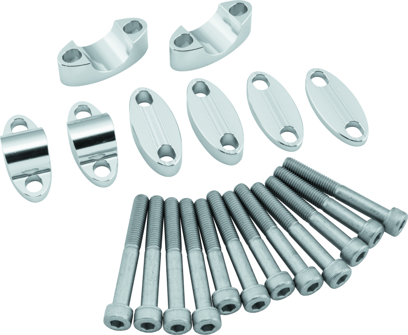 BikeMaster Aluminum Handlebar Risers 1-1/8in - Silver 151990 151990 User 3