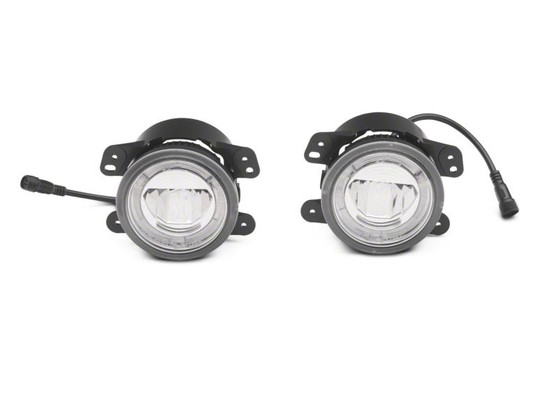 Raxiom 10-23 Jeep Wrangler JK & JL Axial Series LED DRL Fog Lights J119947-B J119947-B Photo - Close Up