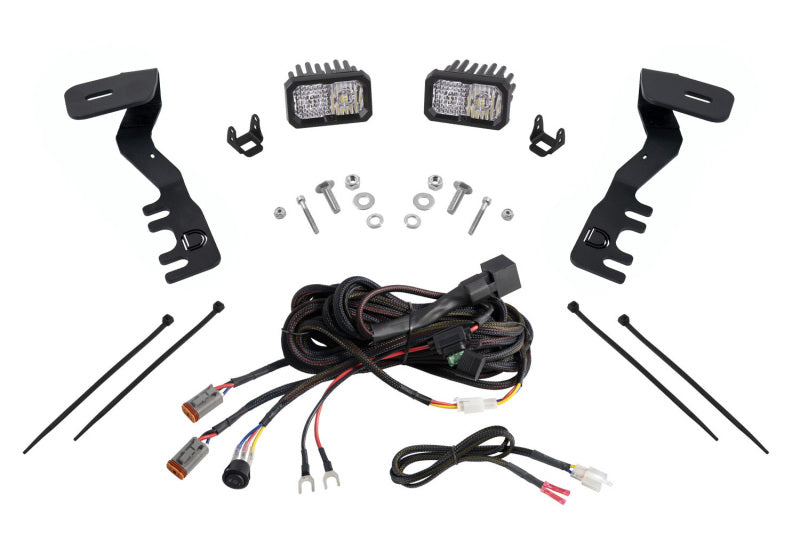 Diode Dynamics Stage Series 2in LED Ditch Light Kit for 2024+ Toyota Tacoma- Sport White Combo DD7934 DD7934 Photo - Primary