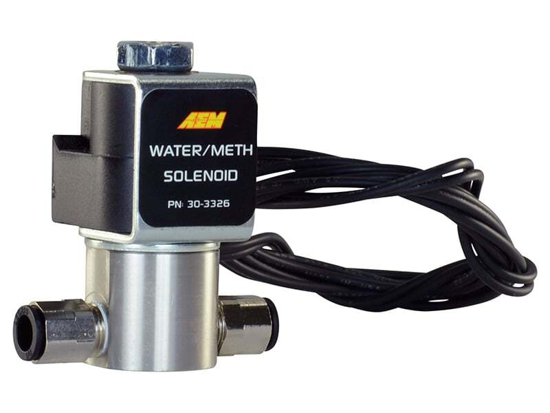 AEM Water/Methanol Injection System - High-Flow Low-Current WMI Solenoid - 200PSI 1/8in-27NPT In/Out 30-3326 30-3326 Photo - out of package