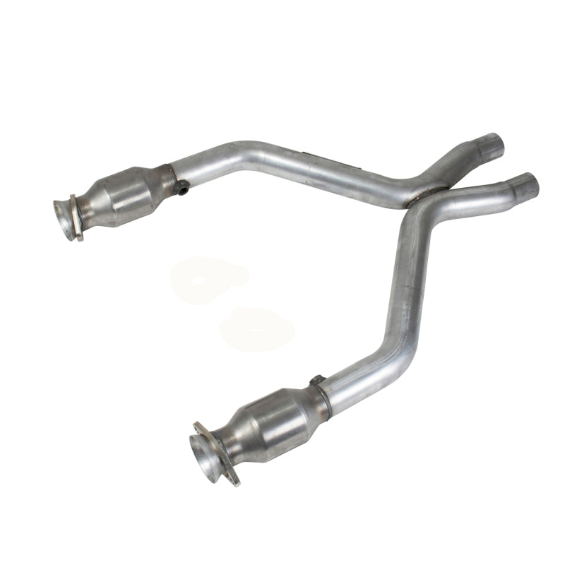 BBK Performance 11-14 Mustang V6 High Flow Replacement X-Pipe with Converters 1461 Photo - Primary