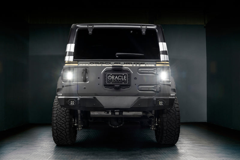 ORACLE Lighting Oracle 2018+ Jeep Wrangler Rubicon/Sport LED Flush Mount Tail Light - Tinted 5884-504-T 5884-504-T Photo - lifestyle view