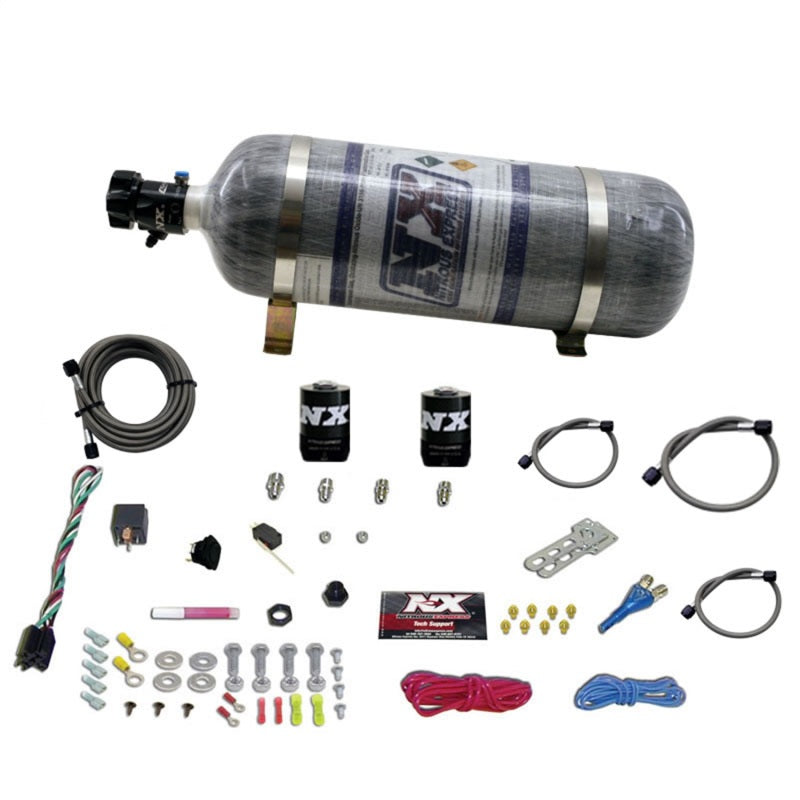 Nitrous Express Dodge EFI Race Single Nozzle Nitrous Kit (100-250HP) w/Composite Bottle 20316-12 20316-12 Photo - Primary