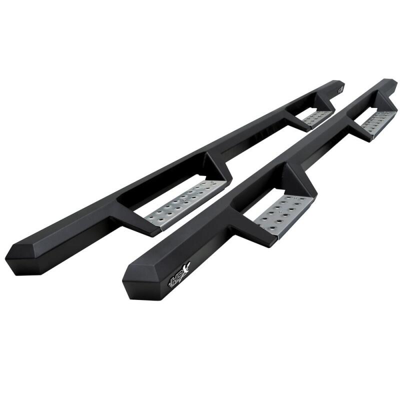 Westin 04-13 Chevy Silverado 1500 Crew Cab HDX Stainless Drop Nerf Step Bars - Textured Black 56-119552 56-119552 Photo - Primary