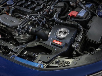 aFe 22-23 Honda Civic L4 1.5L (t) Takeda Momentum Cold Air Intake System w/ Pro DRY S Filter 56-70053D 56-70053D Photo - Mounted