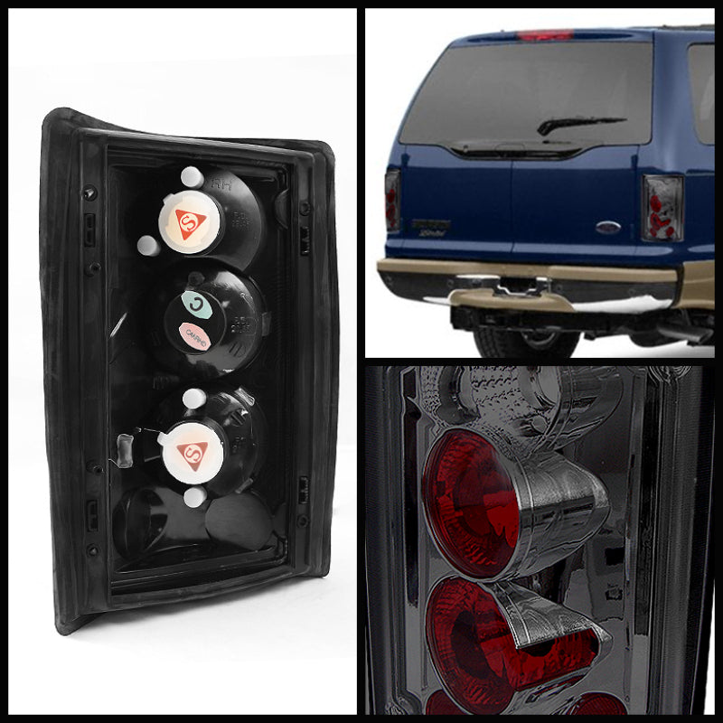 Spyder Ford Excursion 00-06/Econoline 150/250/350/450/550 95-06 Euro Tail Lights Smk ALT-YD-FEC00-SM 5002945 5002945 User 1