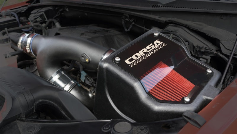 Corsa Air Intake DryTech 3D Closed Box 2017-2020 Ford F-150 EcoBoost 3.5L 49835D 49835D Photo - Mounted