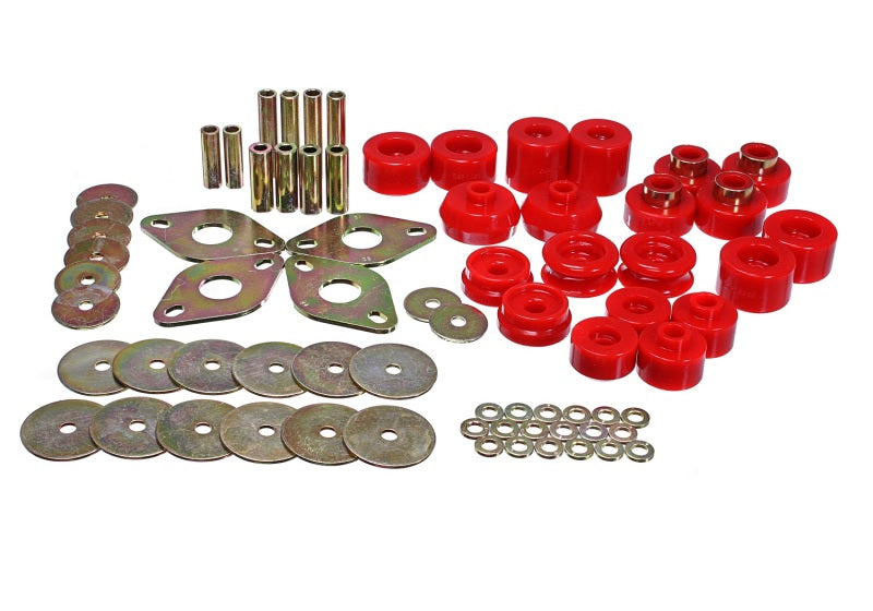 Energy Suspension Body Mount Bushing Set 1996-02 Toyota 4Runner Red 8.4110R Photo - Primary