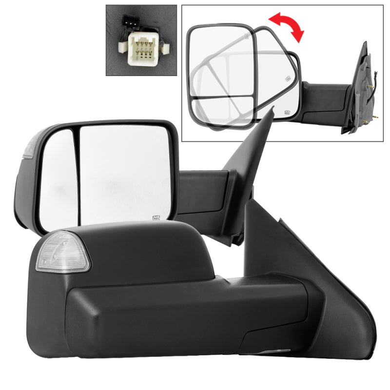 SPYDER xTune Dodge Ram 02-09 G2 Manual Extendable / Power Heated Mirror - MIR-DRAM02S-G2-PW-SET 9939877 9939877 Photo - Primary