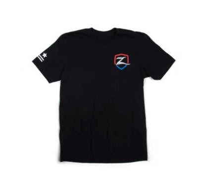 Zone Offroad Black Premium Cotton T-Shirt w/ Patriotic Zone Logos - Large ZONU9162L ZONU9162L User 1
