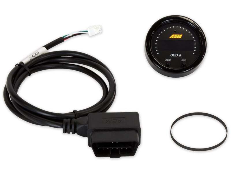 AEM Electronics X-Series OBDII Digital Datastream Gauge Black Bezel & Black Face plate 30-0311 Photo - out of package