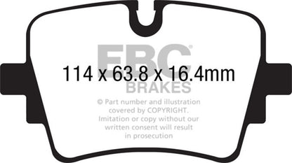 EBC Disc Brake Pad Set DP42192R Photo - Primary