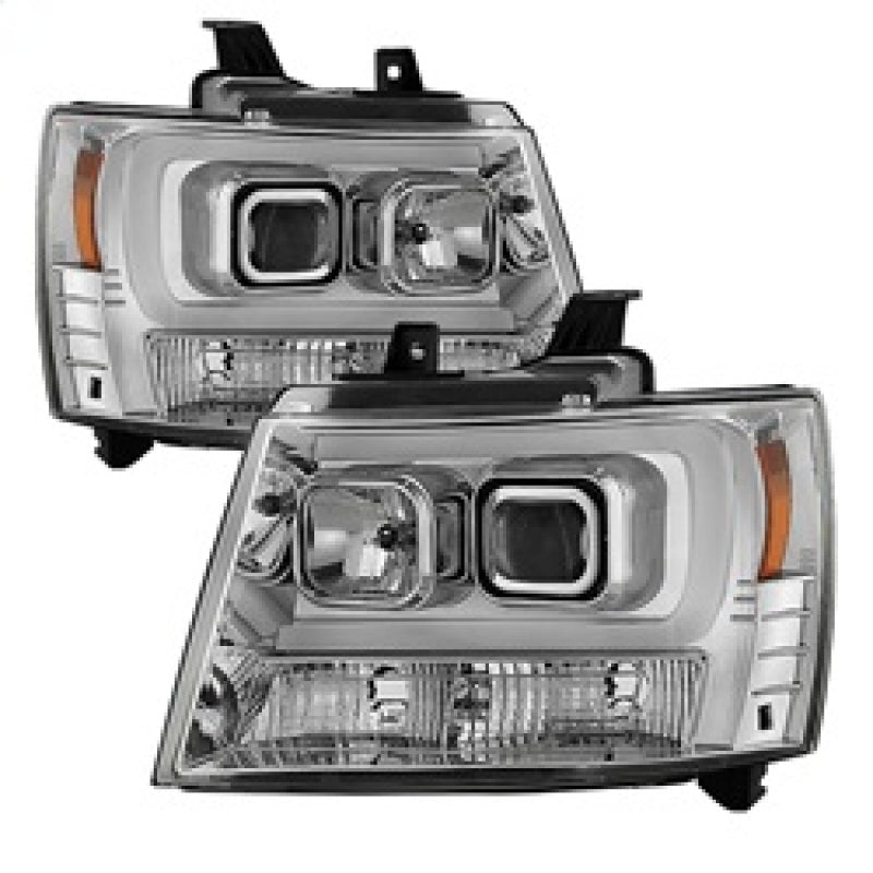 Spyder 07-14 Chevy Suburban/1500/2500/Tahoe V2 Projector Headlights Chrome PRO-YD-CSUB07V2-DRL-C 5082572 5082572 Photo - Primary