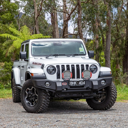 ARB 87-96 Jeep Wrangler YJ/ 97-06 Jeep Wrangler TJ Multi-fit Winch Bumper 3450150 3450150 Photo - Mounted