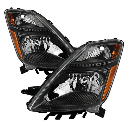 SPYDER xTune Toyota Prius Halogen Models Only 06-09 OEM Style Headlights - Black HD-JH-TPRI06-AM-BK 9035968 9035968 Photo - Primary