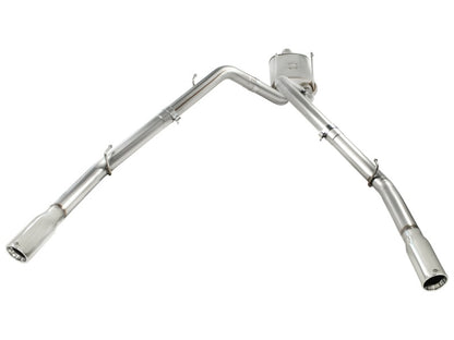 aFe Mach Force-Xp 3in Cat-Back Exhaust System with Dual Polished Tips - Do 49-42013-P Photo - Unmounted