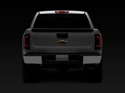 Raxiom 07-14 Chevrolet Silverado 1500 Axial Series LED Tail Lights- Blk Housing (Smoked Lens) S150366 S150366 Photo - Close Up