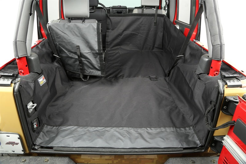 Rugged Ridge C3 Cargo Cover,No Subwoofer;07-18 Jeep Wrangler JKU,4 Door 13260.01 Photo - Mounted