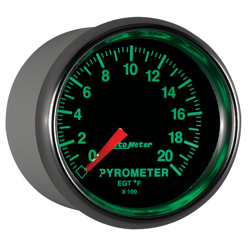Autometer GS 0-2000 degree F Full Sweep Electronic Pyrometer Gauge 3845 3845 User 6