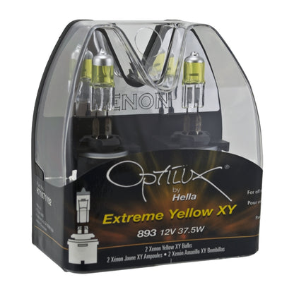 Hella Optilux 893 12V 37.5W Extreme Yellow Bulbs (Pair) H71071192 H71071192 Photo - in package