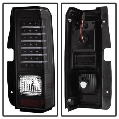 SPYDER Xtune Hummer H3 06-09 ( Non H3T ) LED Tail Lights Black ALT-ON-HH306-LED-BK 5017697 5017697 Photo - Unmounted