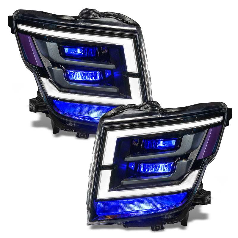 ORACLE Lighting Oracle 21-22 Nissan Titan Demon Eye RGB Headlight Upgrade Kit - ColorSHIFT w/o Controller 1464-334 1464-334 Photo - out of package