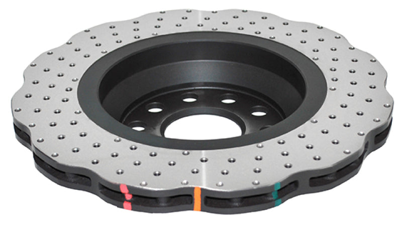 DBA 14-21 Volkswagen GTI (w/Perf Pkg 310mm Rear Disc) Rear 4000 Series Drilled Wavy Rotor 42809WXD 42809WXD Photo - out of package