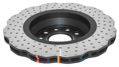 DBA 14-21 Volkswagen GTI (w/Perf Pkg 310mm Rear Disc) Rear 4000 Series Drilled Wavy Rotor 42809WXD 42809WXD Photo - out of package