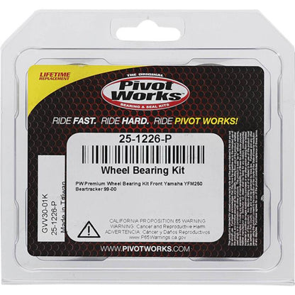 Pivot Works Yamaha Wheel Bearing Kit Premium Bearings 25-1226-P 25-1226-P Photo - Primary