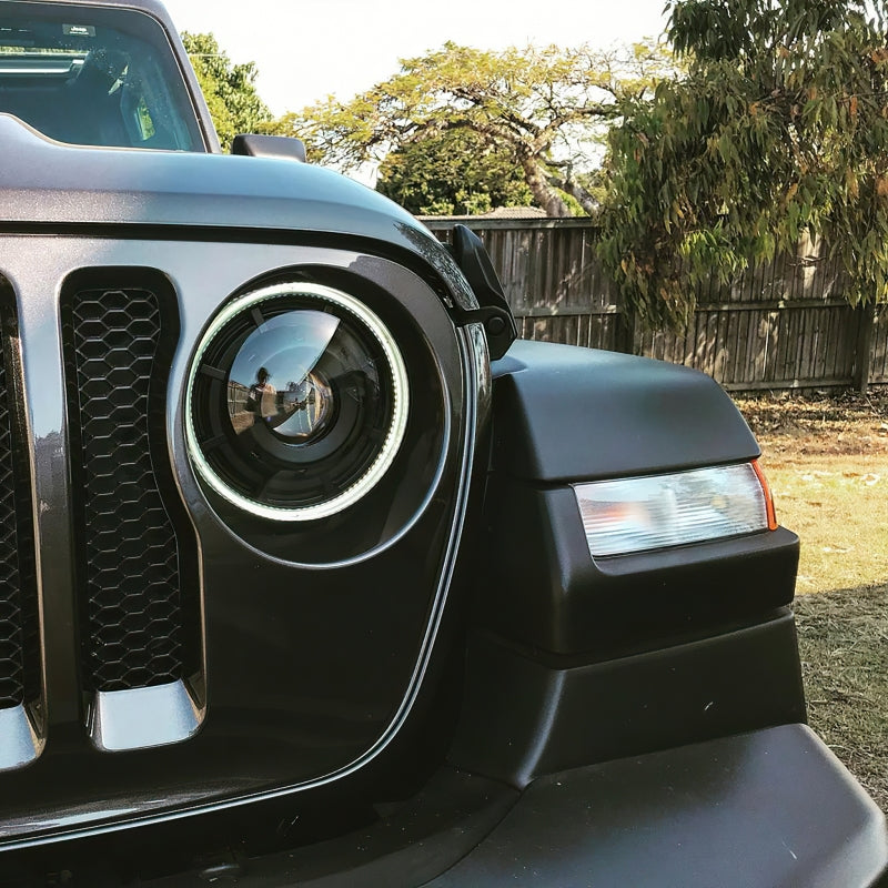 ORACLE Lighting Oracle Oculus Bi-LED Projector Headlights for Jeep JL/Gladiator JT - Matte Black - 5500K 5839-504 5839-504 Photo - lifestyle view