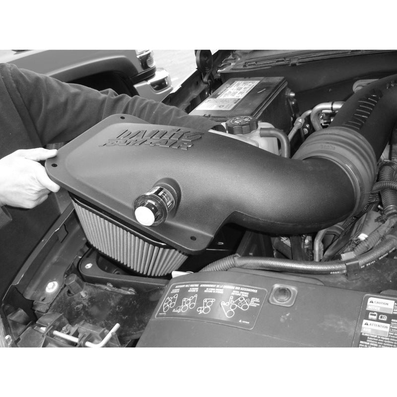 Banks Power 04-05 Chevy 6.6L LLY Ram-Air Intake System - Dry Filter 42135-D Photo - Mounted